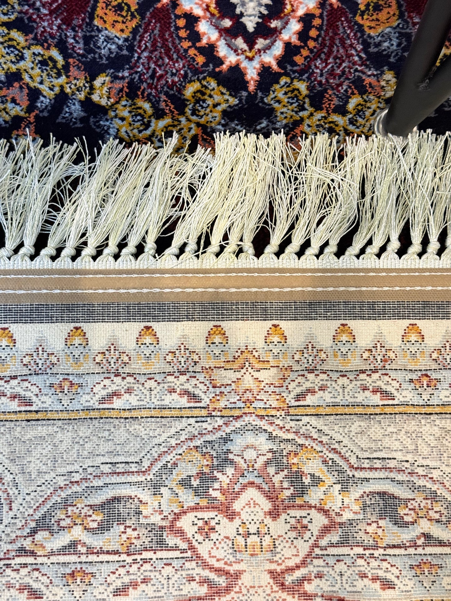 Navy & Red Persian Style Rug - 150x220cm (4.11x7.3)ft