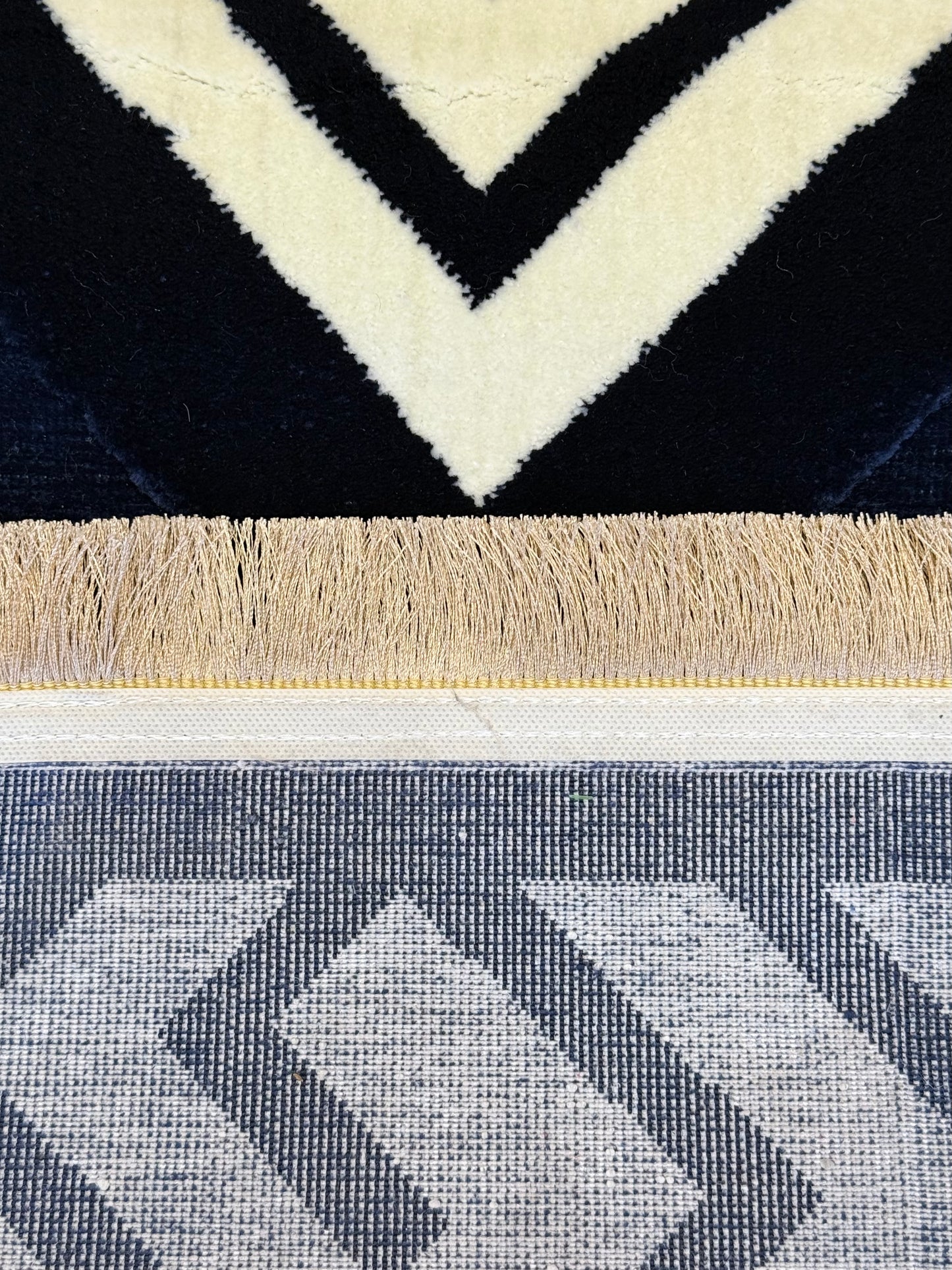 Chenille Rug Geometric Spiral Charm Size 125x170cm (4.1x5.7)ft