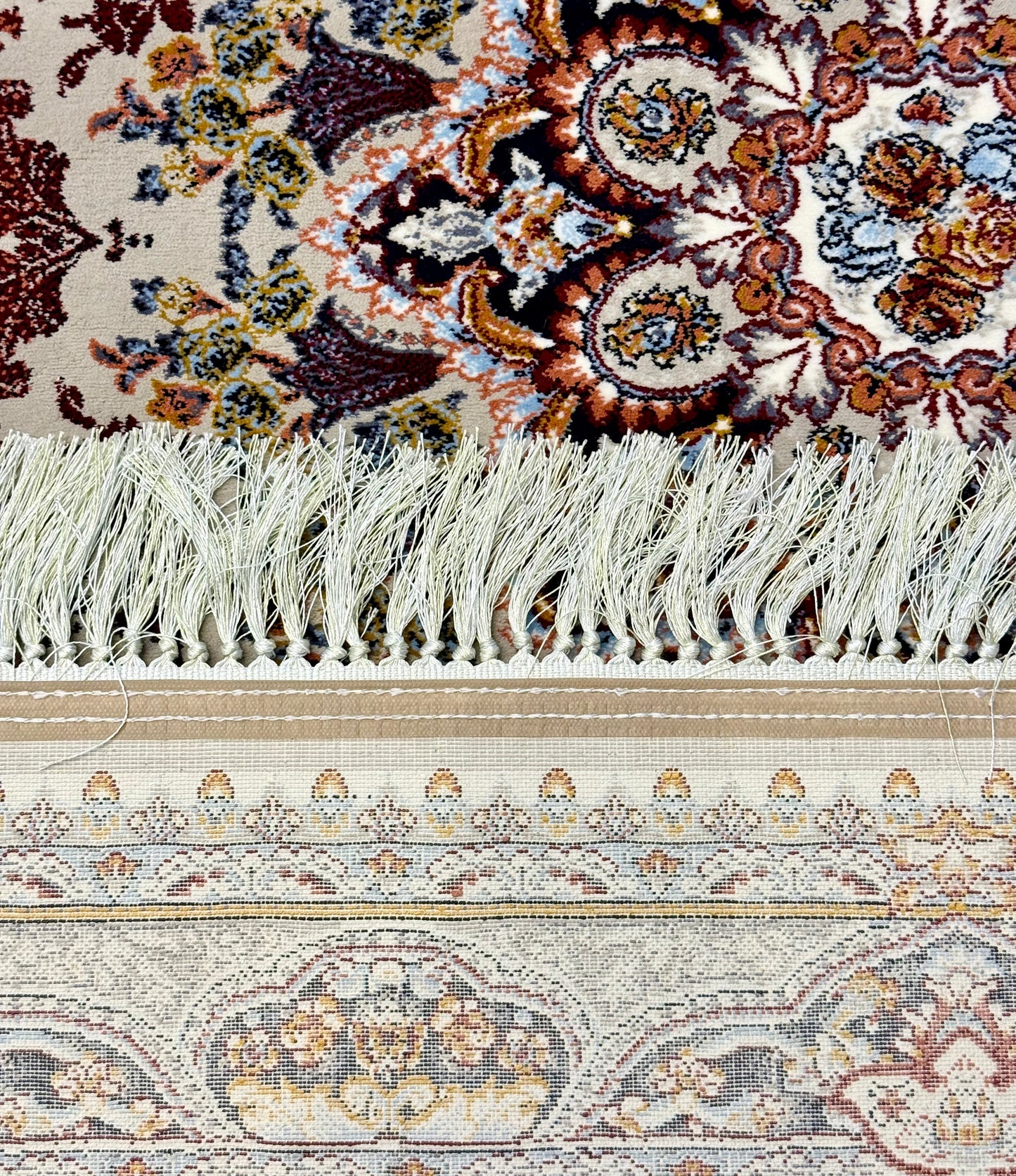 Peach Floral Medallion Persian Traditional Rug – 150x220cm (5x8 ft)