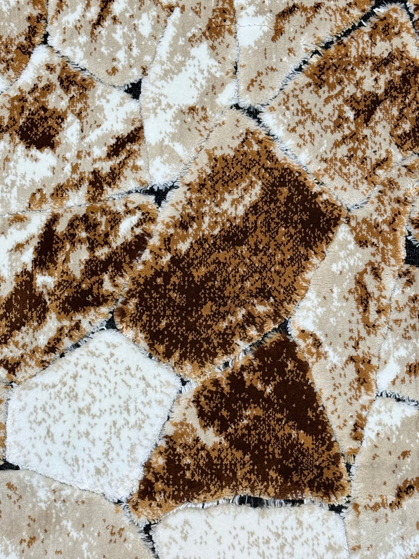 The Aegean Stone Rug - Brown/Black, Blue & Grey Size Multiple Options