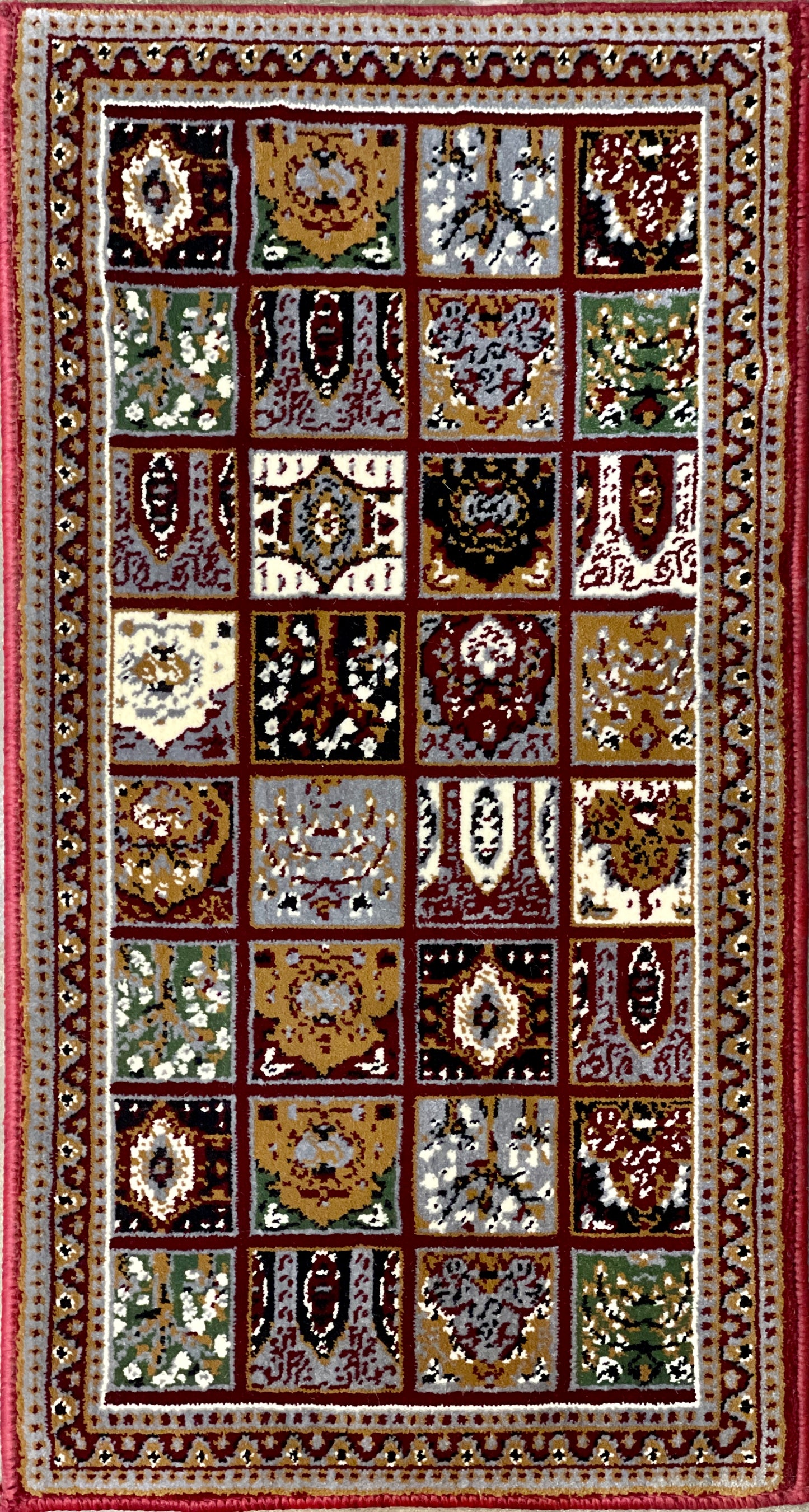 Monochrome Elegance Door Mat 1.4x2.5ft