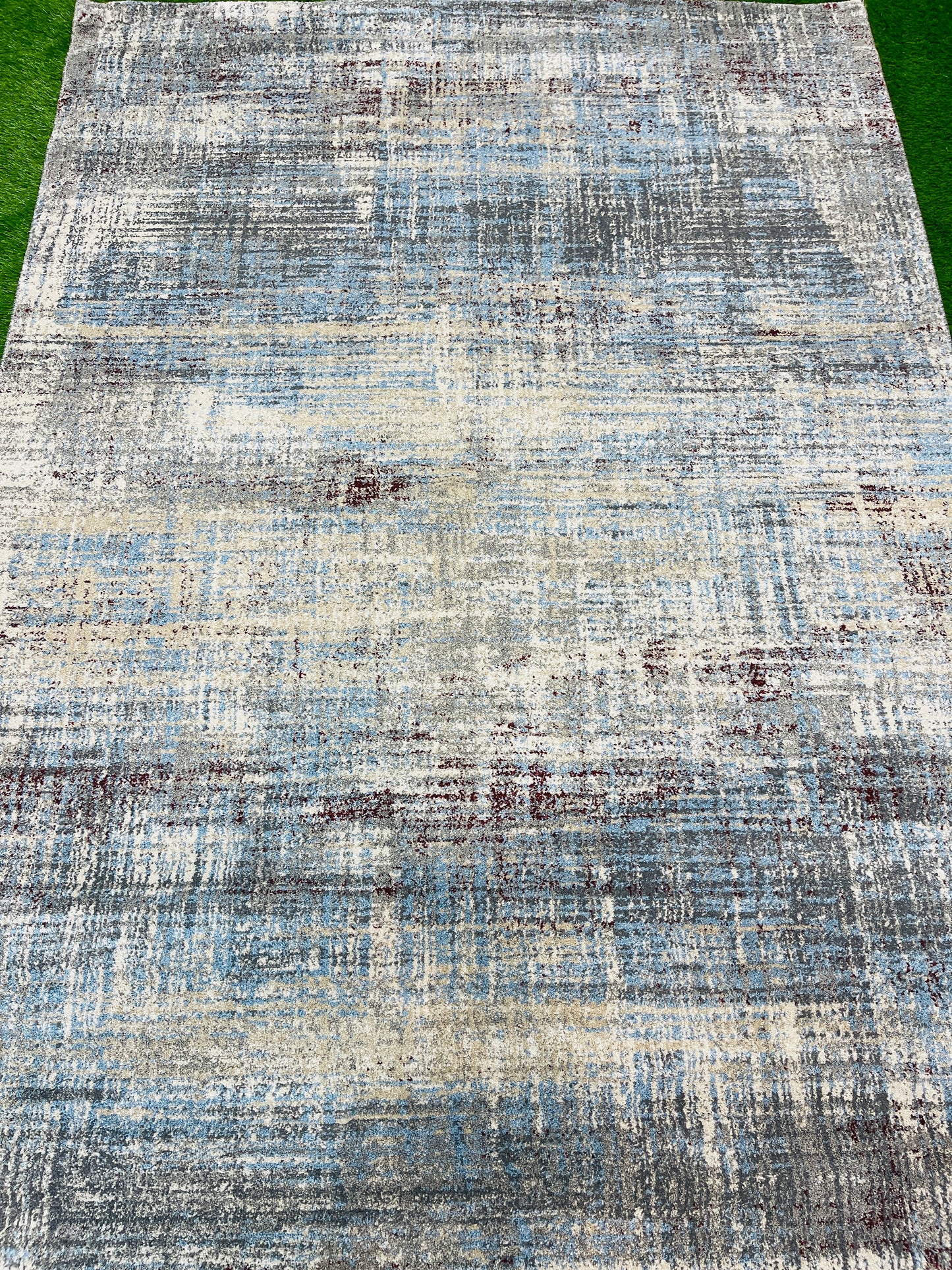 Classic Turkish Vintage Rug in Subtle Grey & Cream - 160x230cm (5.3x7.7)feet