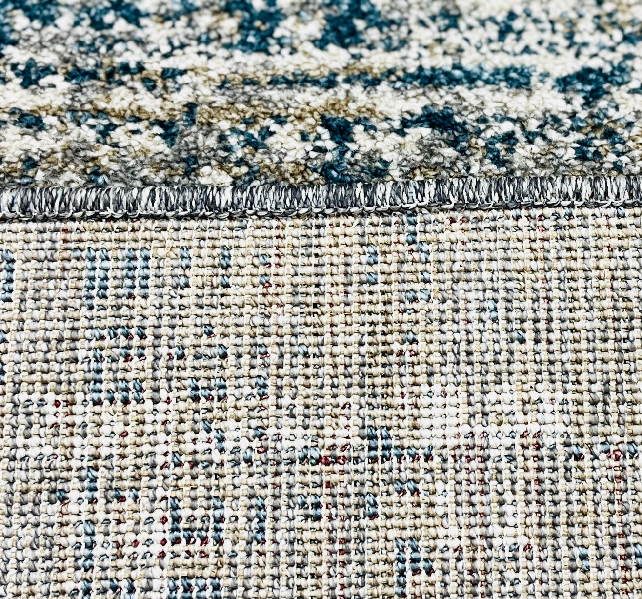 Slate Breeze Rug - With Grey & Blue | Size 160x230cm (5.3x7.7)feet