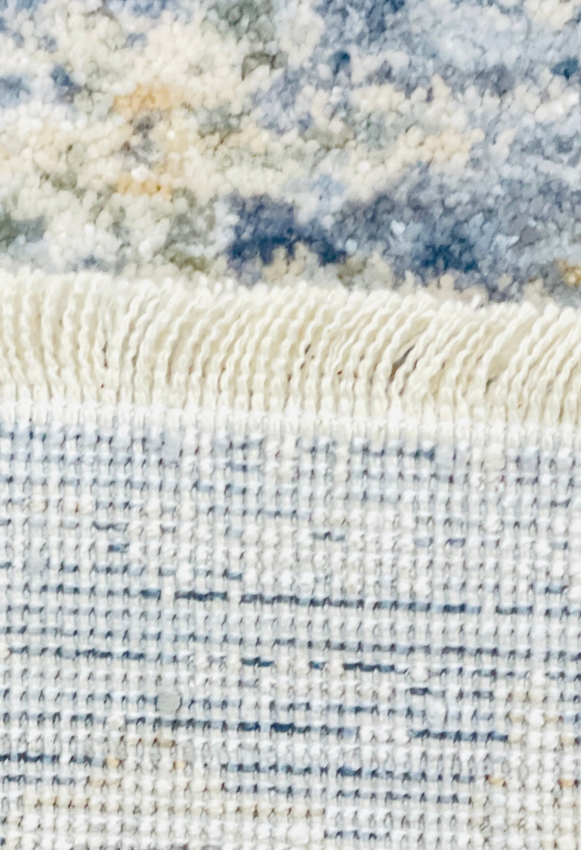 Glacier Whisper Rug - Gold, Blue & White | Size 240x156cm (5x7.11)feet