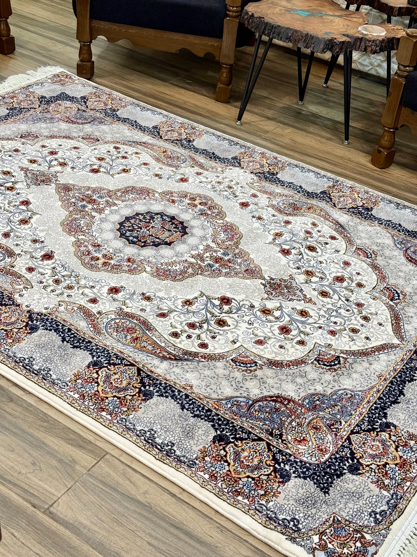 Classic Luster Traditional Persian Weave Rug - Size 150x220cm (4.11x7.3)ft