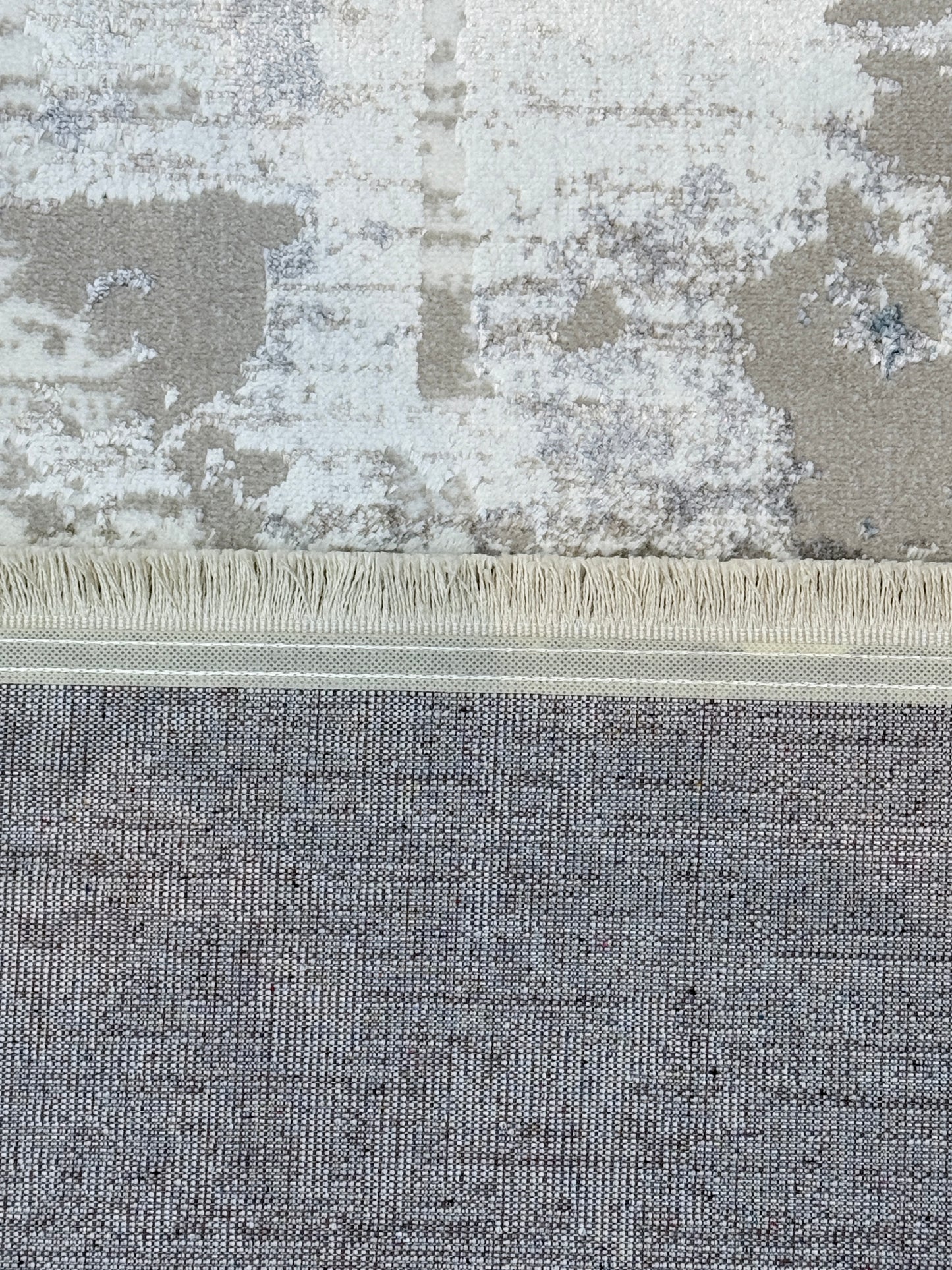 Abstract Cloud Mist Rug | Grey, Blue, and White | In Two Sizes Available