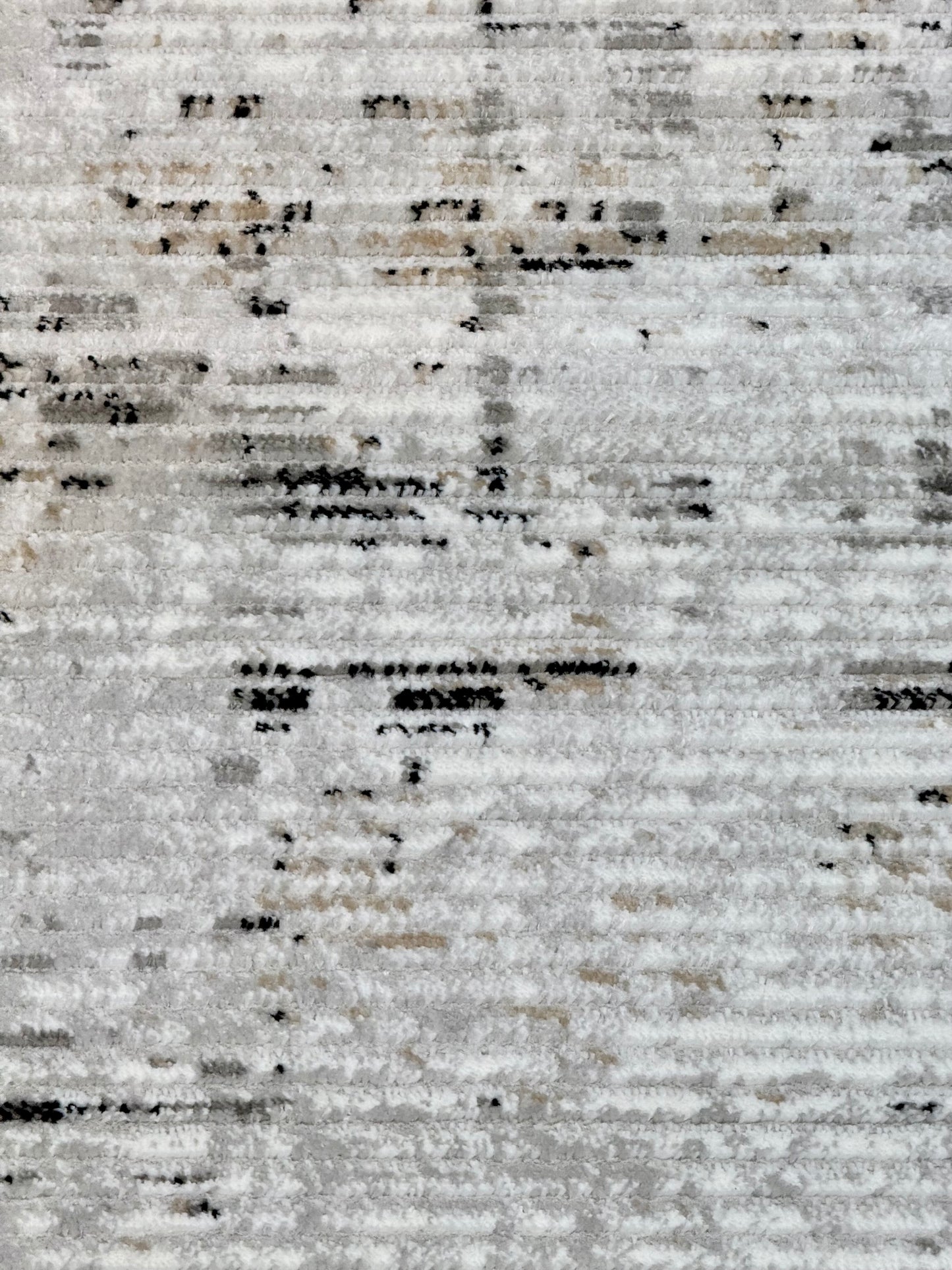 The Distressed Abstract Area Rug | featuring Grey, Silver, and Black | Size150x220 cm (4.11x7.3 ft)