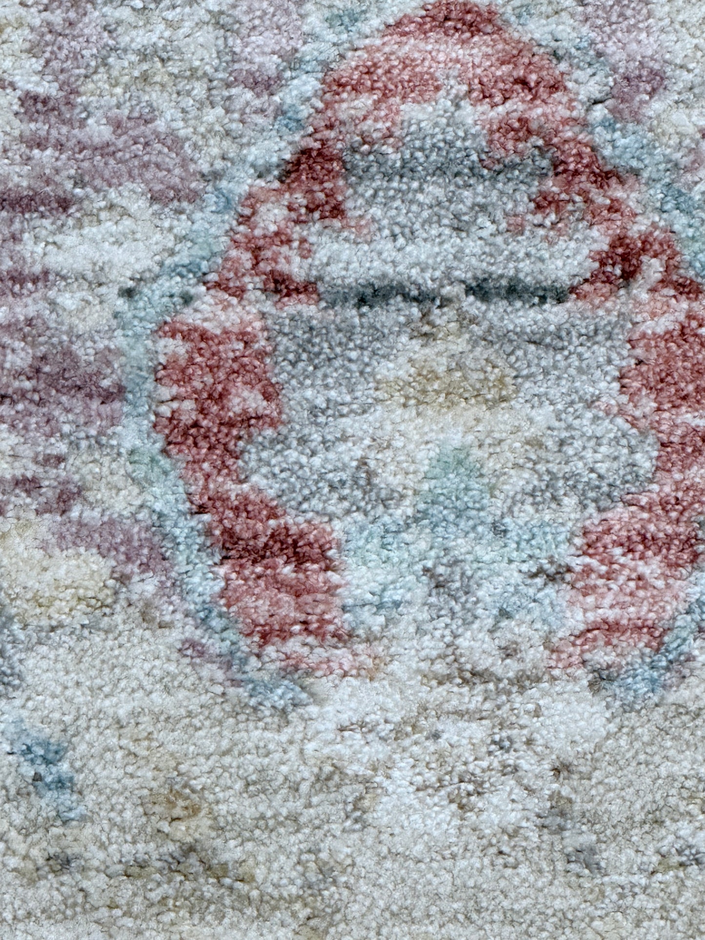 Vintage Medallion Distressed Area Rug | cream, beige | Size 150x230 cm (4.11x7.6 ft)