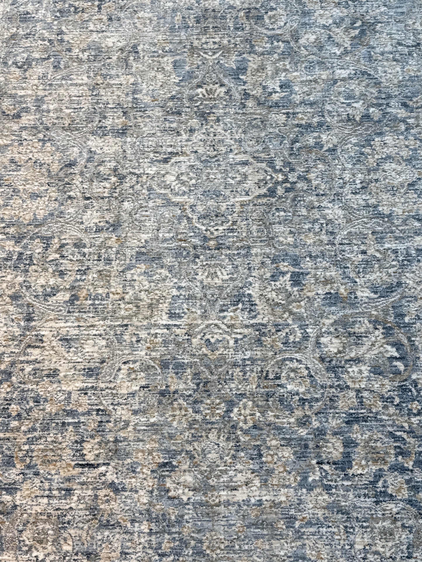 Glacier Whisper Rug - Gold, Blue & White | Size 240x156cm (5x7.11)feet