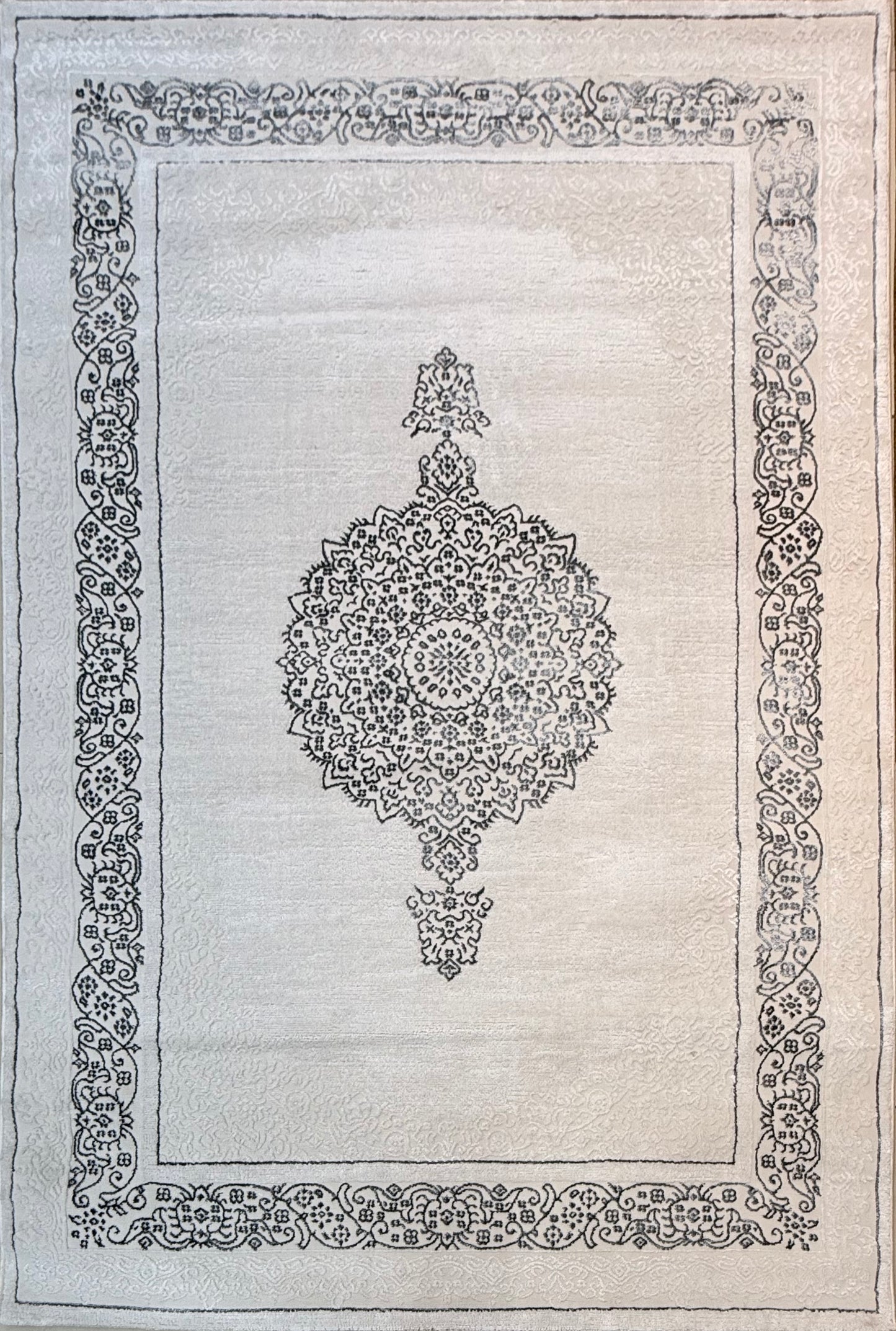 Diamond Sunset 2 Rug comes in White and Grey colors with a size 160 x 230 cm (5.3x7.6 ft)