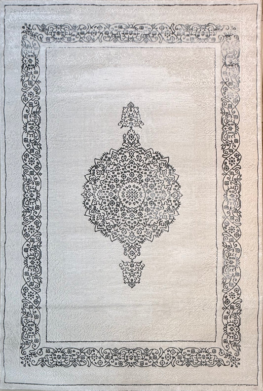 Diamond Sunset 2 Rug comes in White and Grey colors with a size 160 x 230 cm (5.3x7.6 ft)