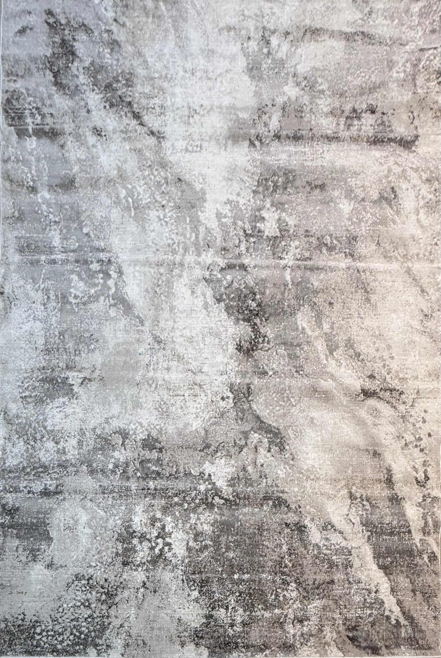 Lunar Metallic Marble Rug |Shades of Grey, White, Black and Gold | Size 150x220cm (4.11x7.2)ft