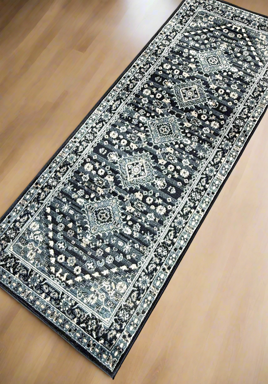 Timeless Wilton Pathway Luxury Woven Wilton Runner – Size 2.8 × 6.8 ft