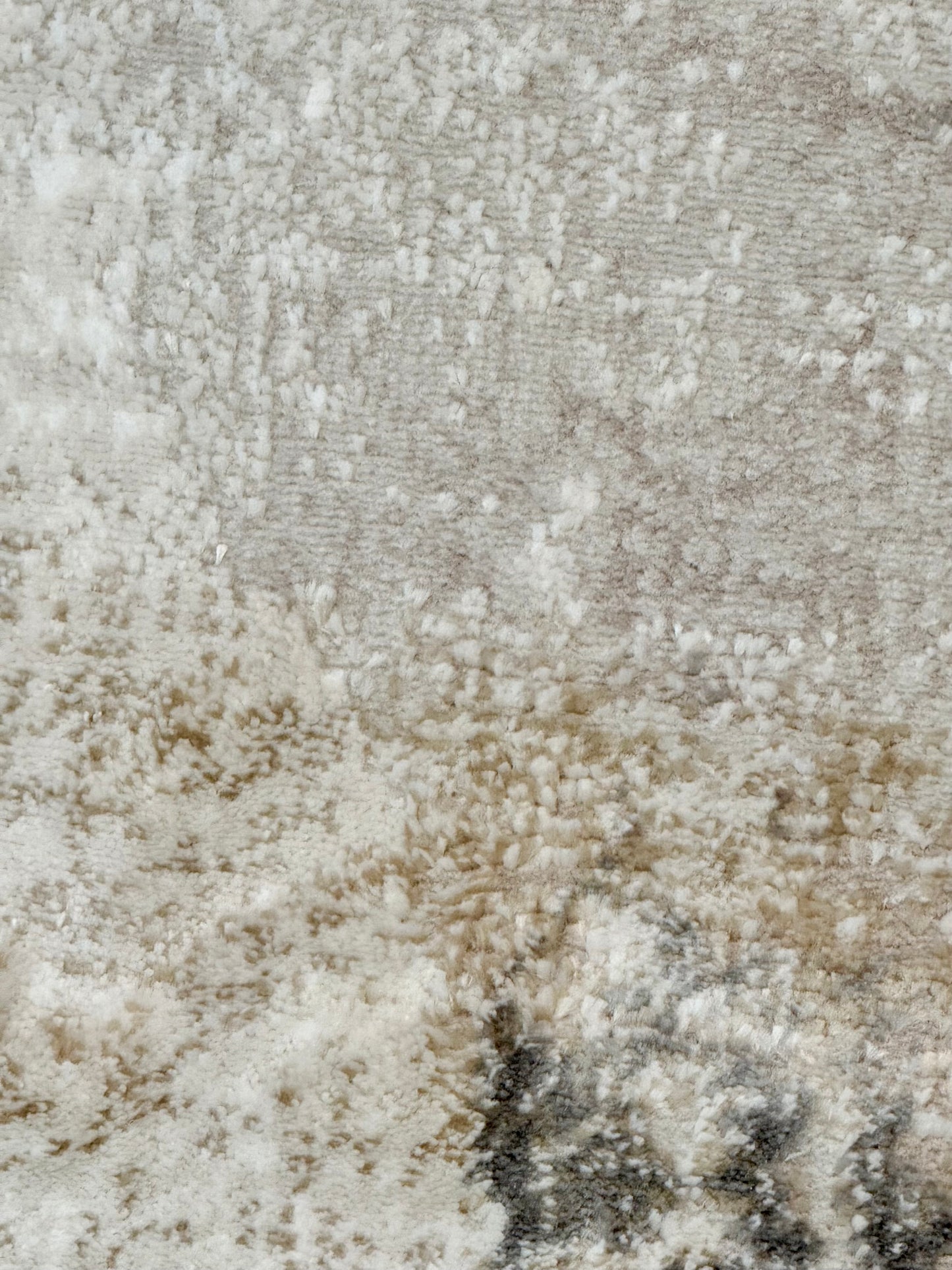 Lunar Metallic Marble Rug |Shades of Grey, White, Black and Gold | Size 150x220cm (4.11x7.2)ft