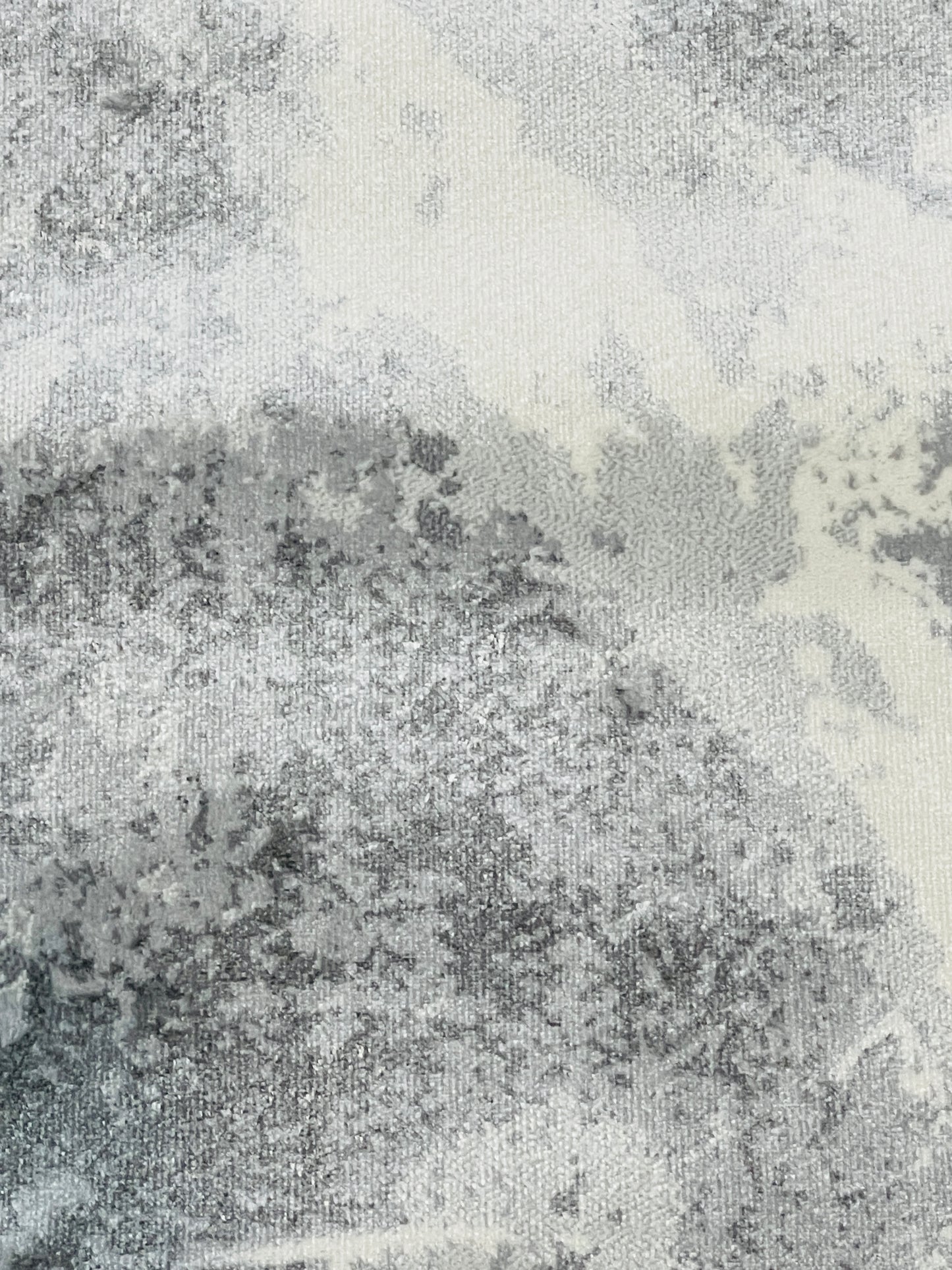 Modern Grey & White Abstract Area Rug – 156x230cm (5.1x7.7)feet