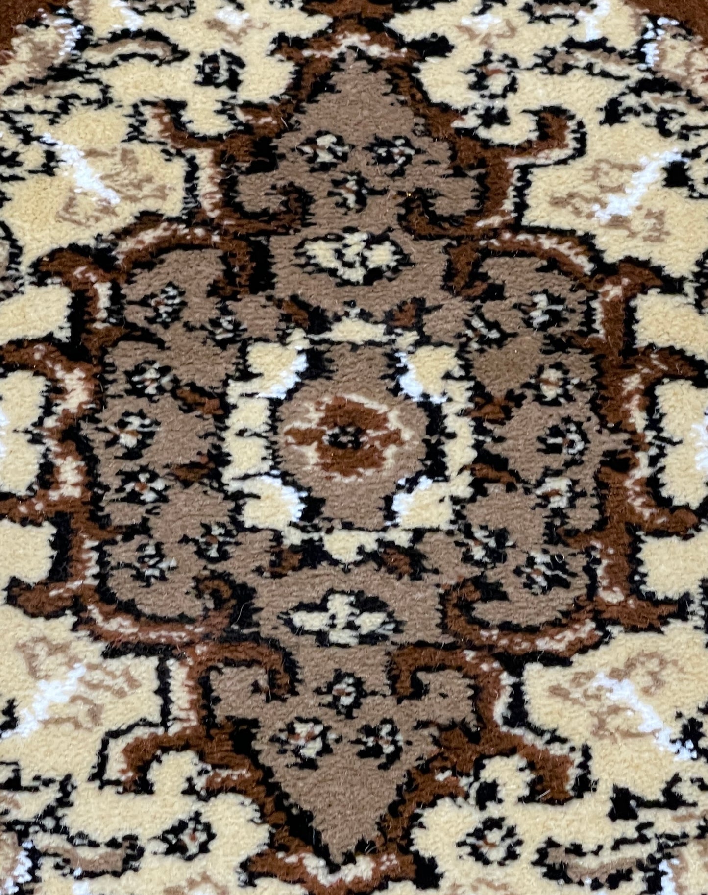 Brown Area Rug - 120x170cm (3.11x5.7)feet - Soft & Durable Centrepiece