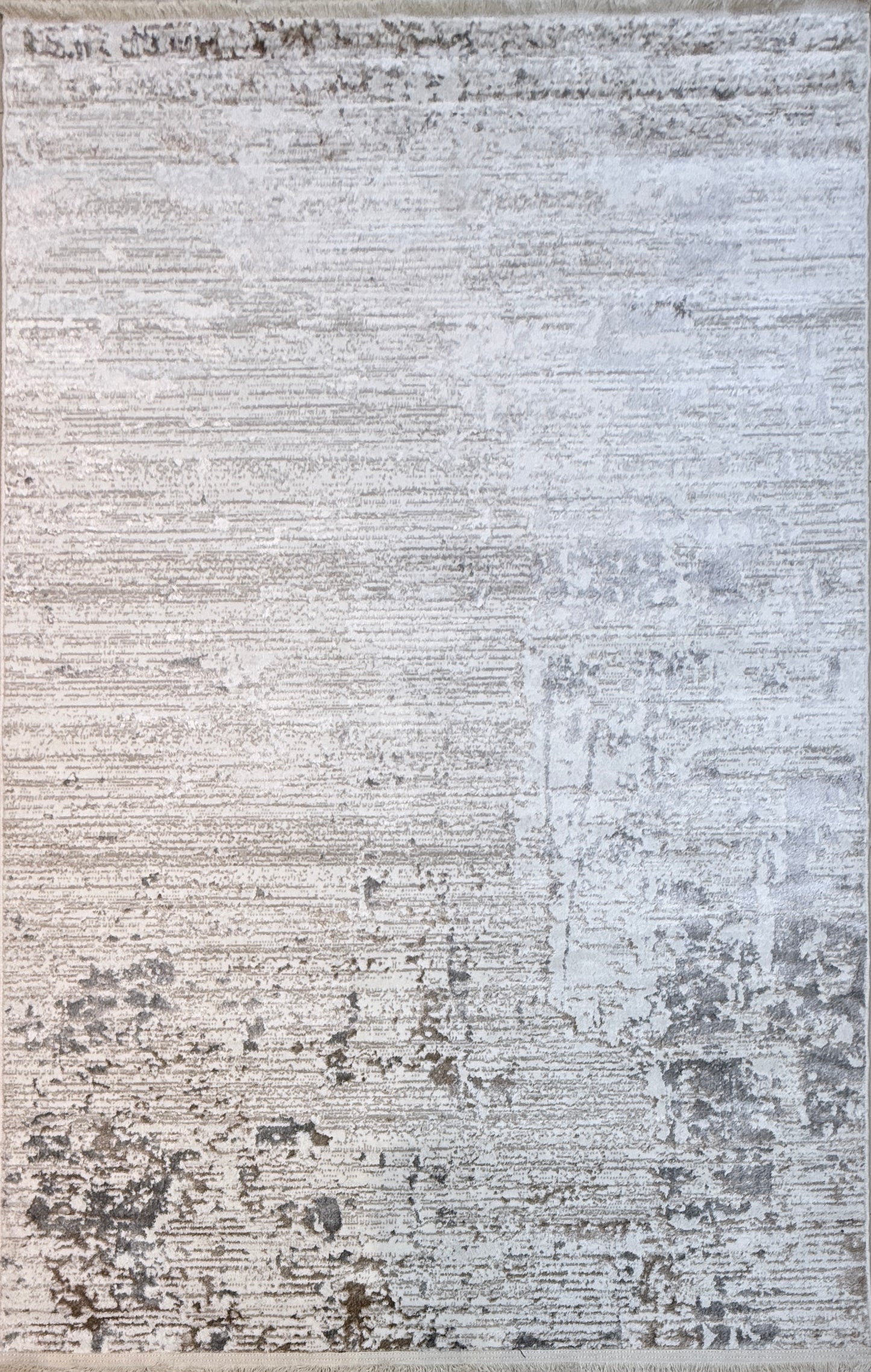 Urban Distressed Abstract Area Rug | grey, charcoal & ivory | Size 150x220 cm (4.11x7.3 ft)