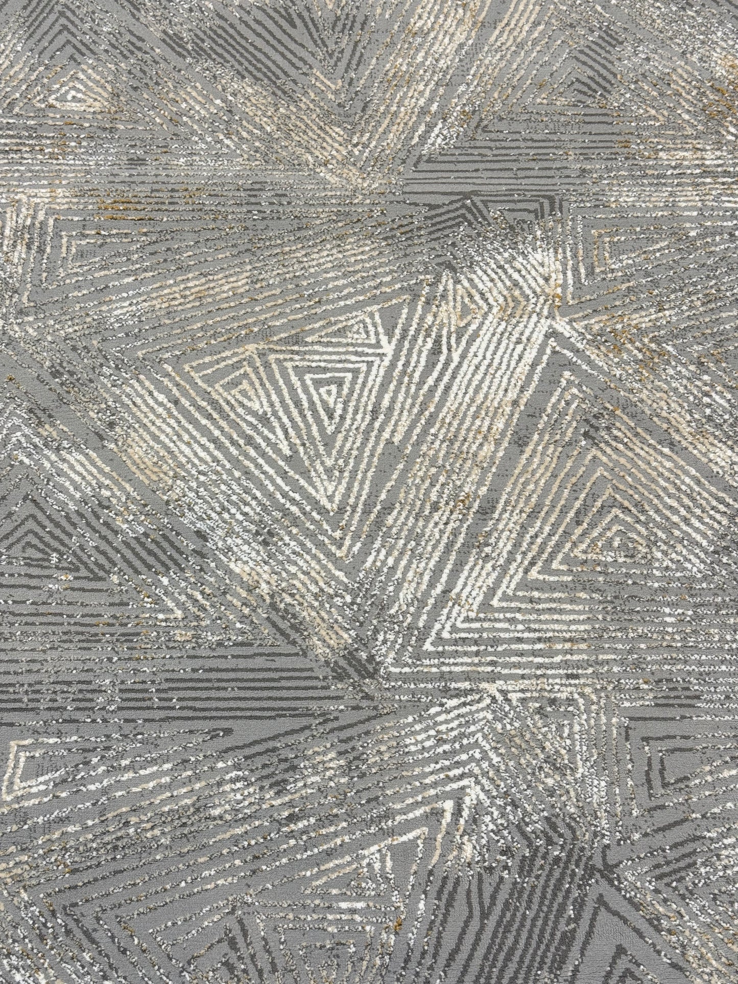 Desert Sands Rug - Marbled Beige with Dark Linear Accents -   Size 150x225 cm (4.10x7.3)ft