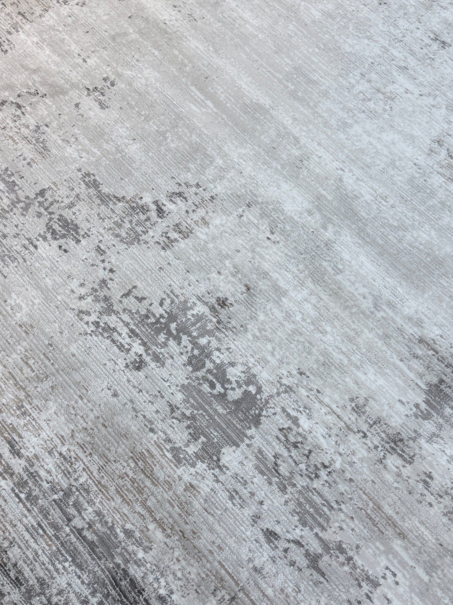 Nordic Abstract Distressed Area Rug | Grey, Gold | In Two Sizes Available