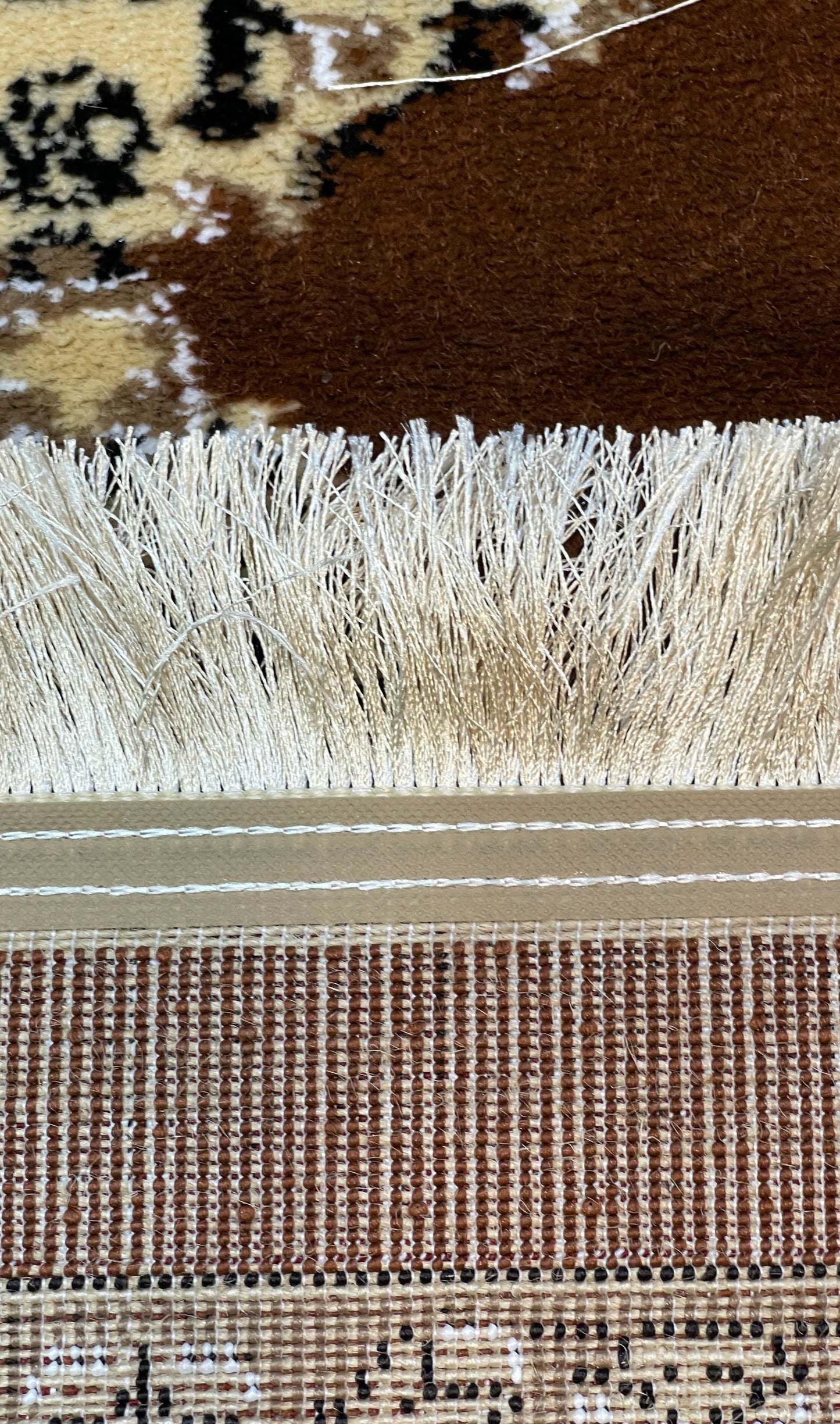 Brown Area Rug - 120x170cm (3.11x5.7)feet - Soft & Durable Centrepiece