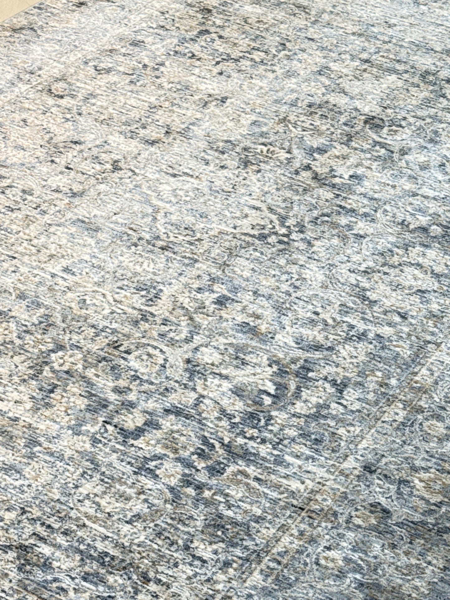 Glacier Whisper Rug - Gold, Blue & White | Size 240x156cm (5x7.11)feet