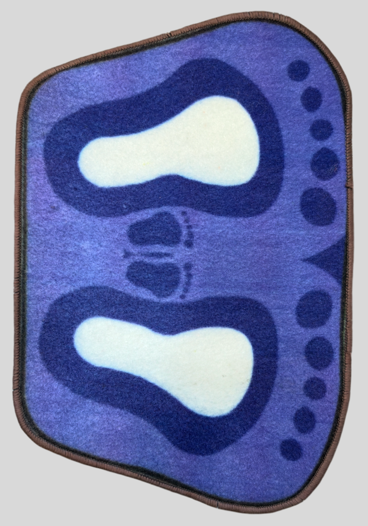 Welcome Door Mat with Footprint Design – Durable and Stylish Entryway Mat - 1.3x1.8 ft