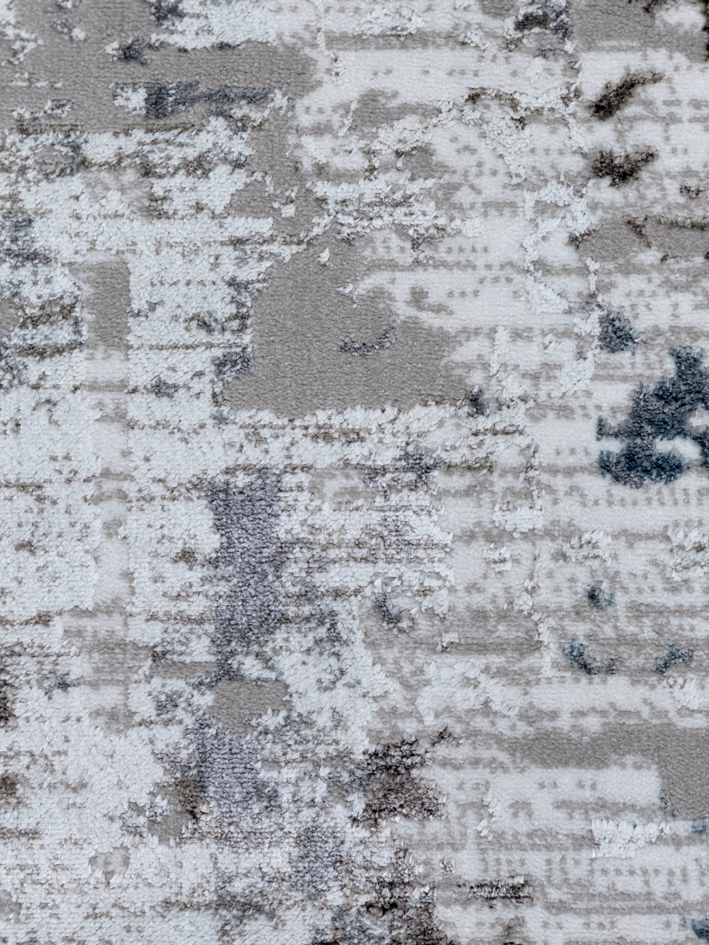 Abstract Cloud Mist Rug | Grey, Blue, and White | In Two Sizes Available