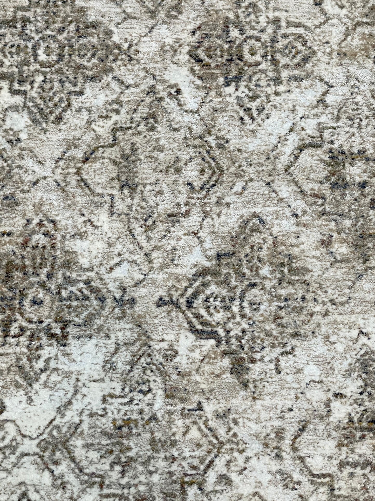 Elegant Vintage Rug - Vanilla & Grey, 160x230cm (5.3x7.7)feet