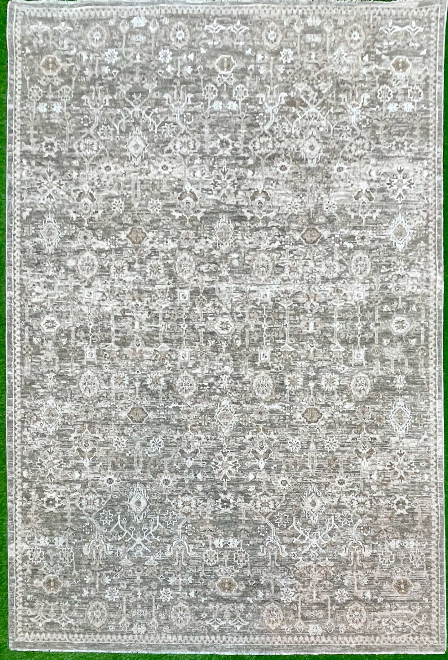 Vanilla & Light Grey Vintage Rug – 160x230cm (5.3x7.7)feet