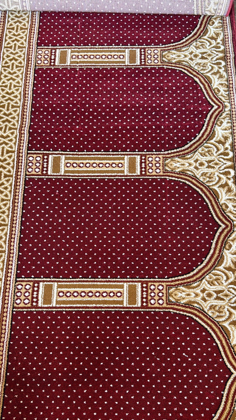 Prayer Mats/Suff Size 2x4 ft Masjid-Style Prayer Carpet (Jaynamaz) – R ...