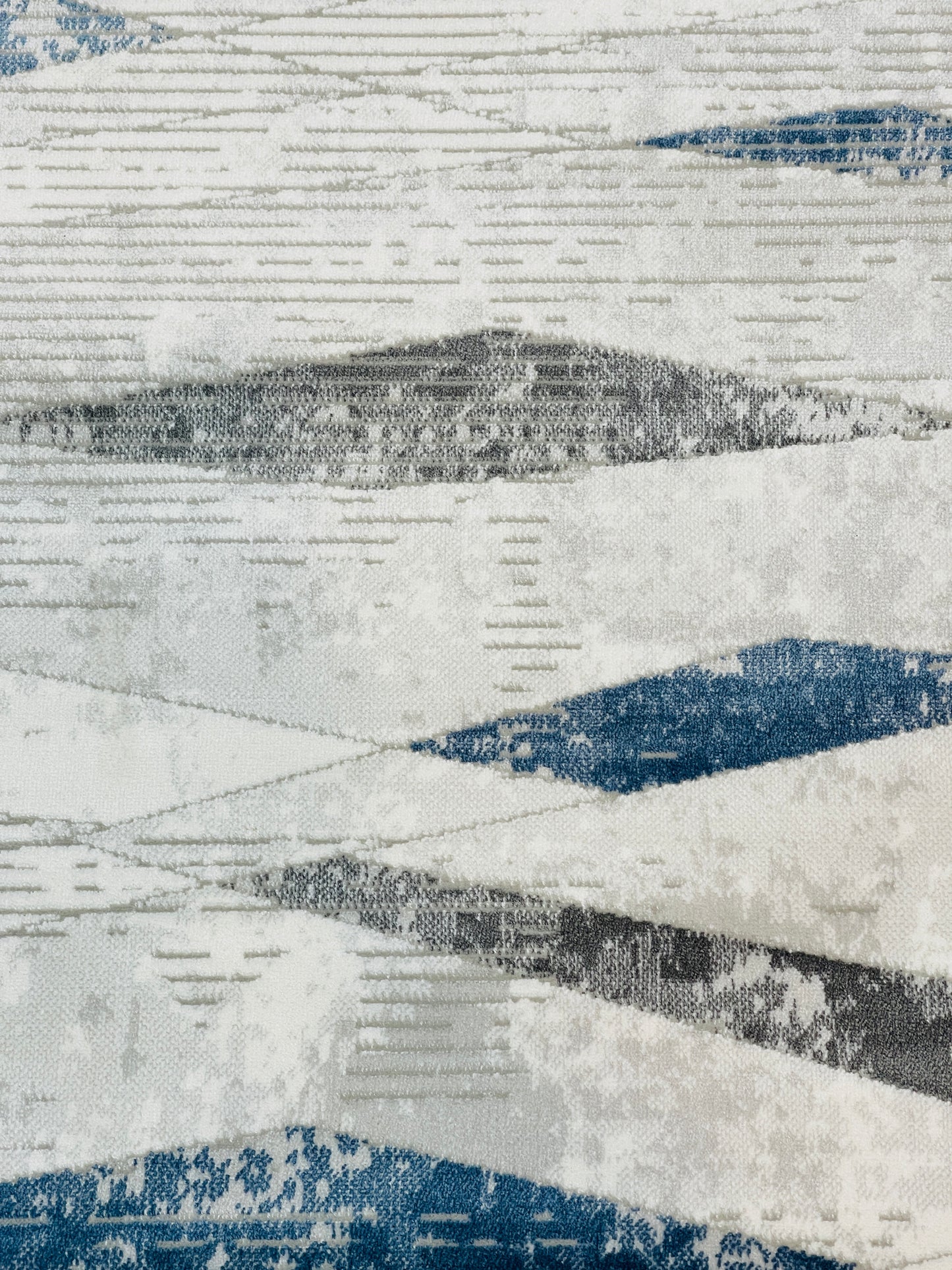 Contemporary Cream Modern Area Rug - 156x230cm (5.1x7.7)feet