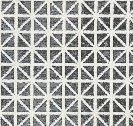 Modern Grid Pattern Rug - Grey, White, Rust & Green Size 150x220 cm (4.10x7.3)ft