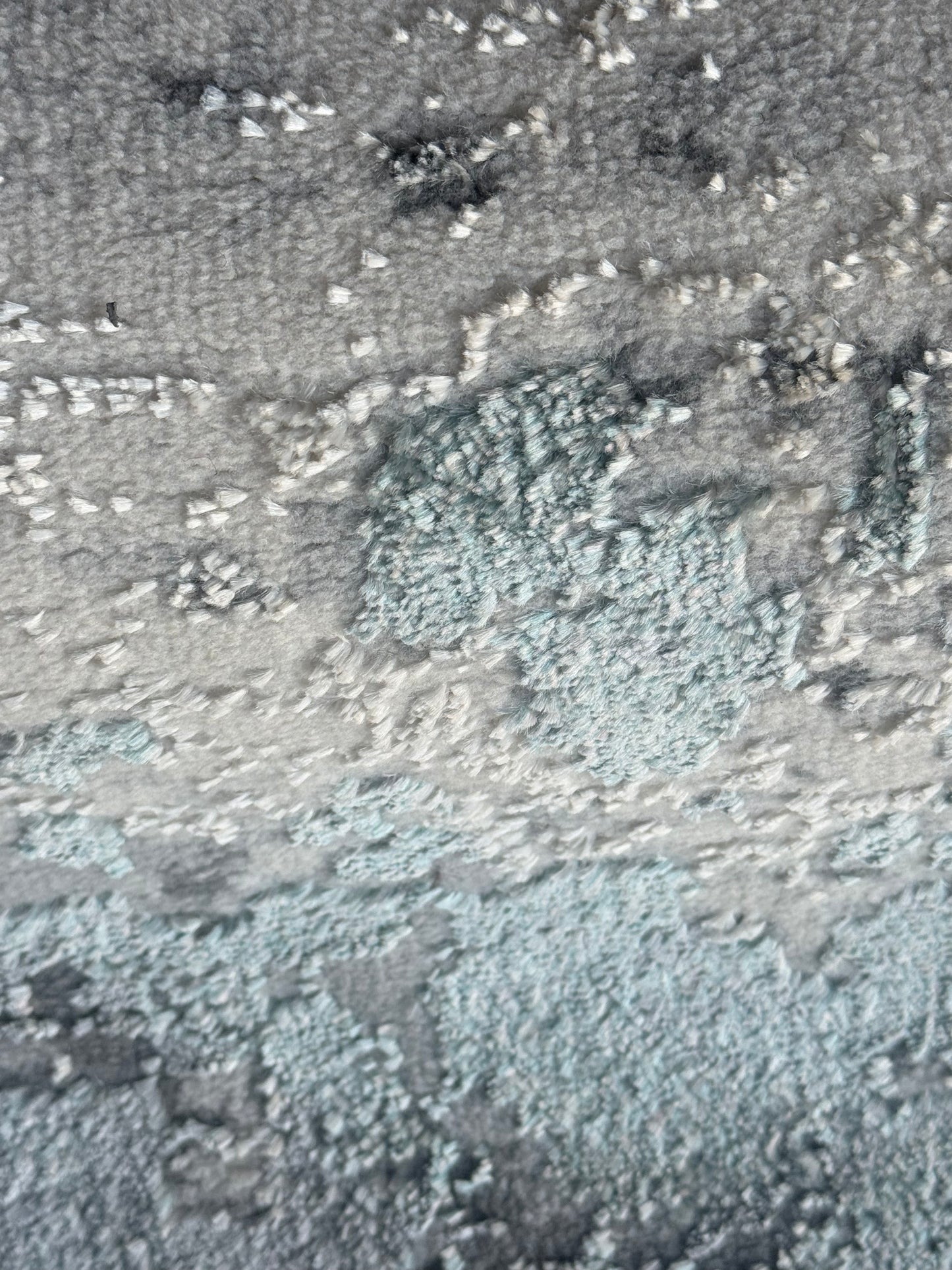 Premium Marble Swirl Abstract Area Rug – Grey, Ivory, Sage & Charcoal Tones | Size 239×300 cm (7.10 × 9.10 ft)